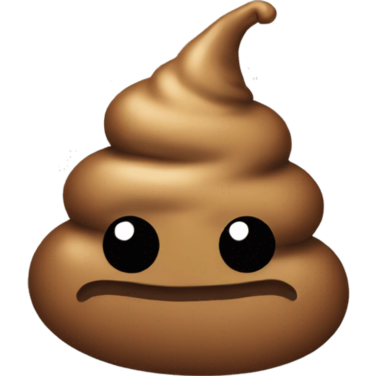 A poop with a bow on it emoji