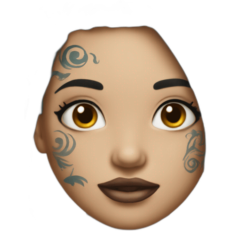 tattoo girl emoji