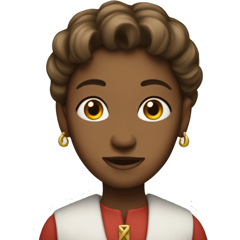 Mary with leveling  emoji