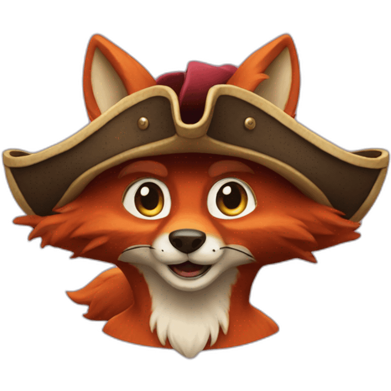 Foxy the pirate emoji