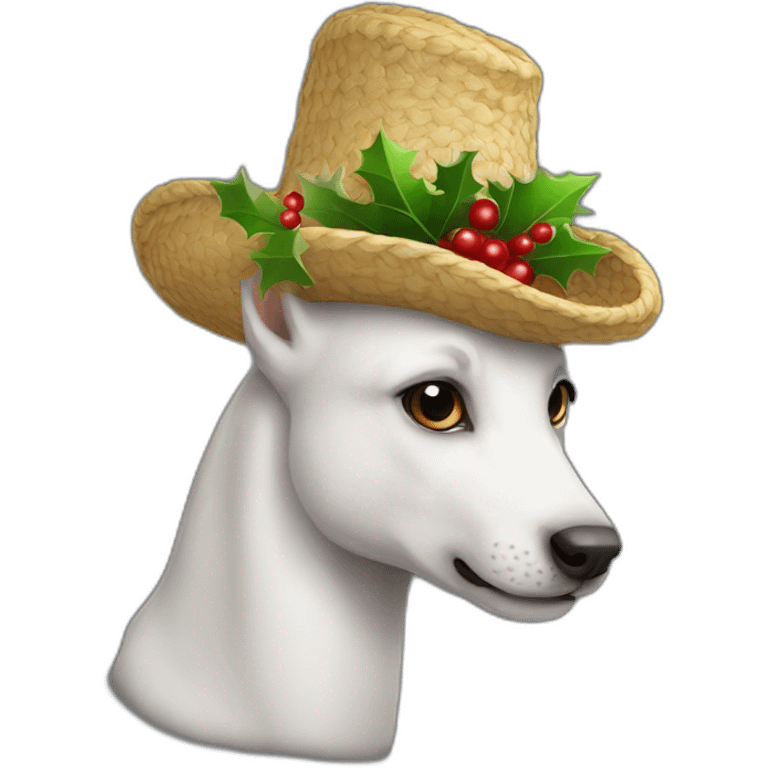 phacochère bonnet de noël emoji