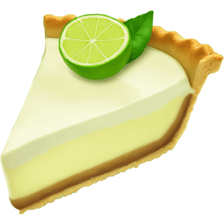 Key lime pie emoji