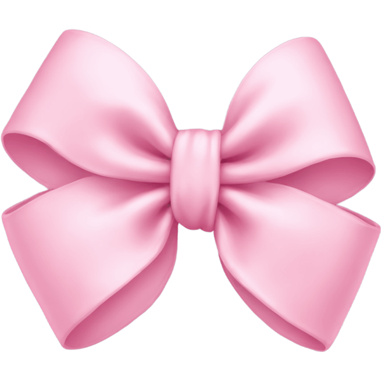 Baby pink bow emoji