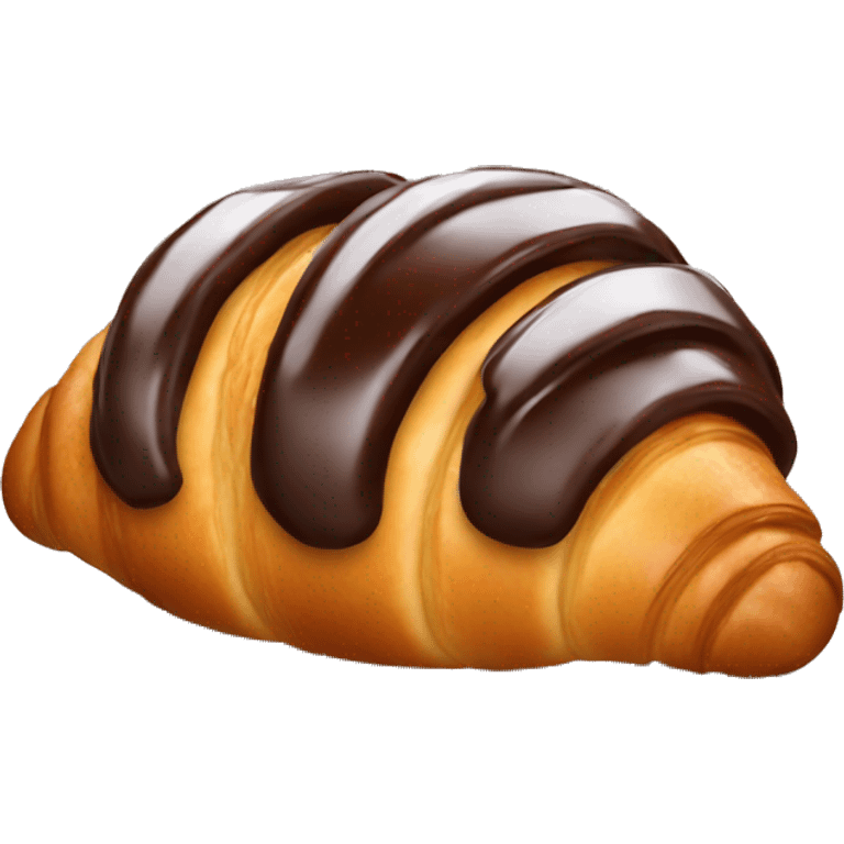 chocolate croissant  emoji