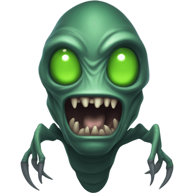 scary alien emoji