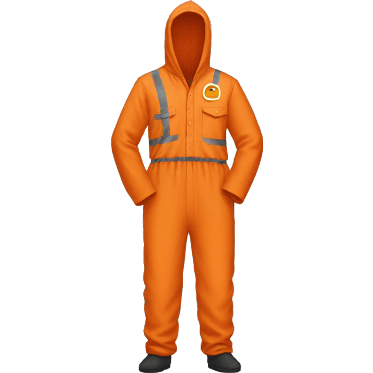 orange prison jumpsuit  emoji