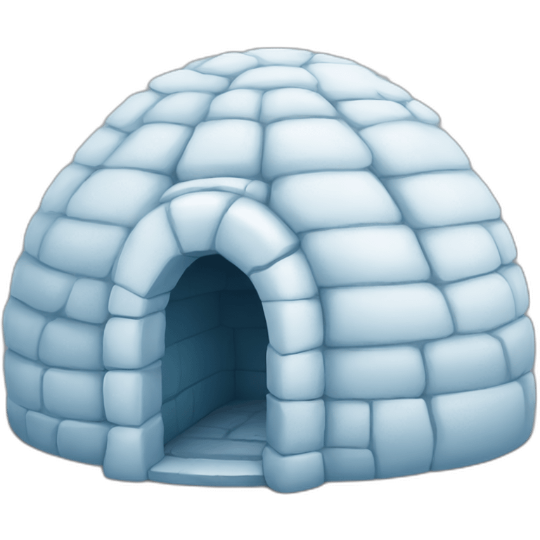 igloo surprised face emoji