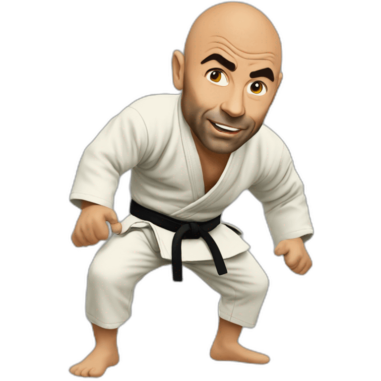 Joe Rogan-JuJitsu-performing emoji