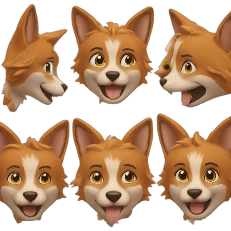 Silly vixen emoji