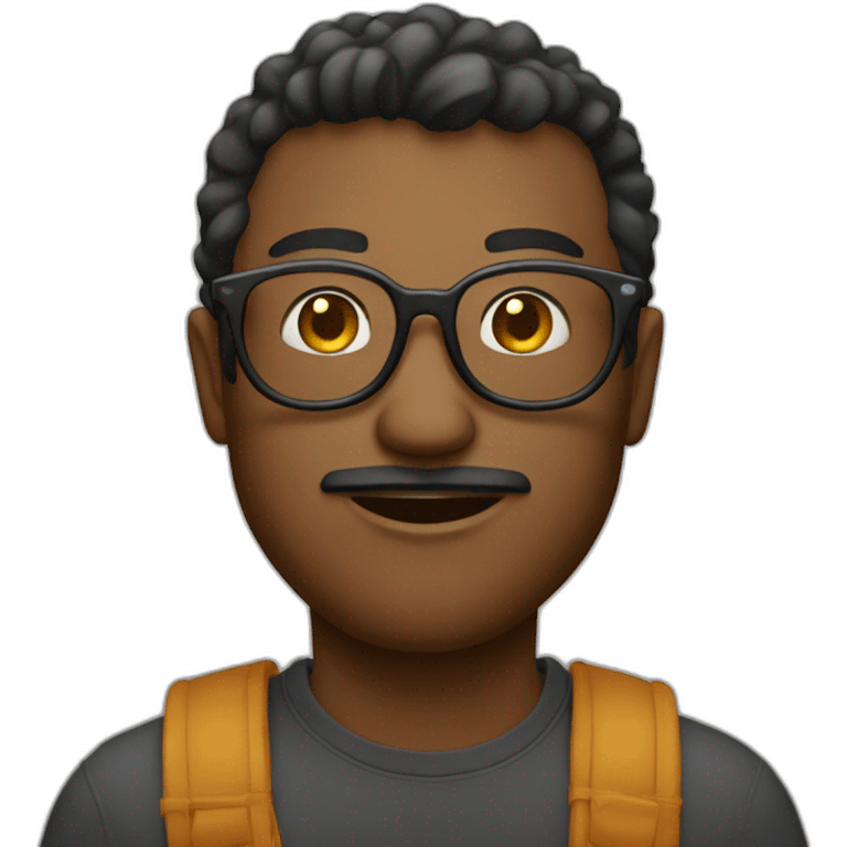 designer avec des lunettes emoji