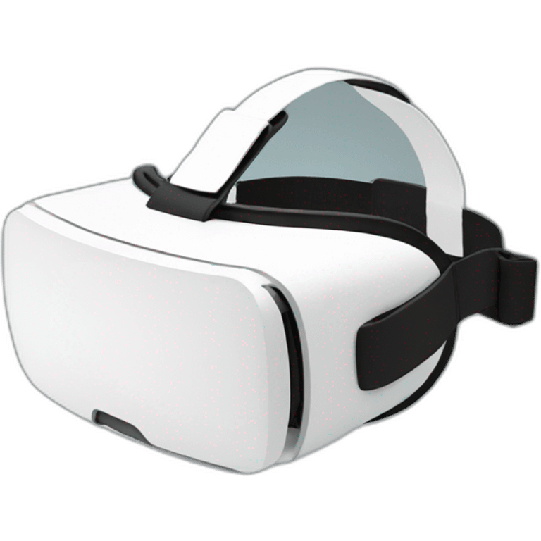 white vr headset christmas decoration emoji