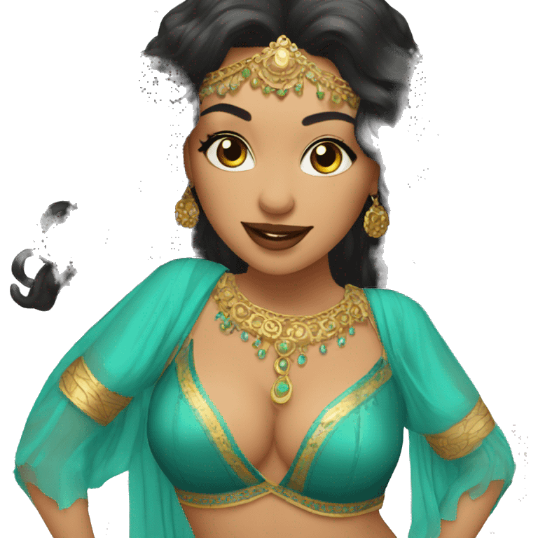 Bellydance blanca emoji