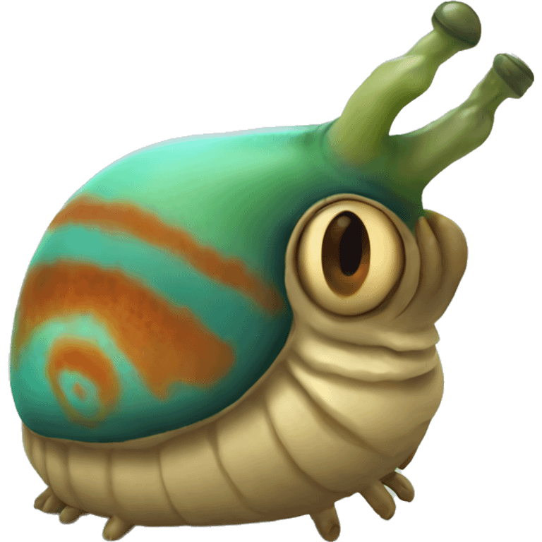 A shaman slug emoji