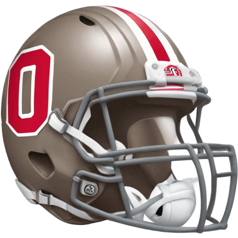 buckeye nut in ohio state gear emoji