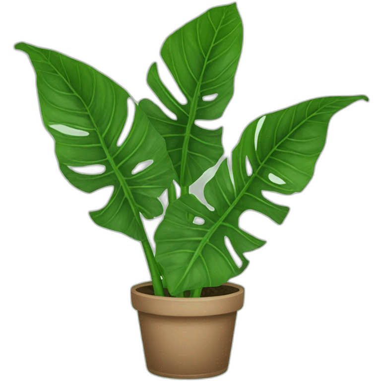 alocasia-zebrina-plant emoji