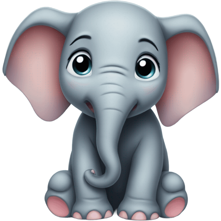 Baby elephant crying  emoji