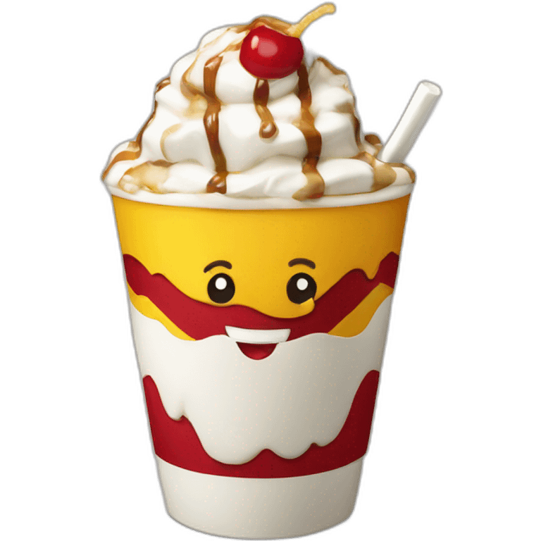 McDonald's Sundae emoji