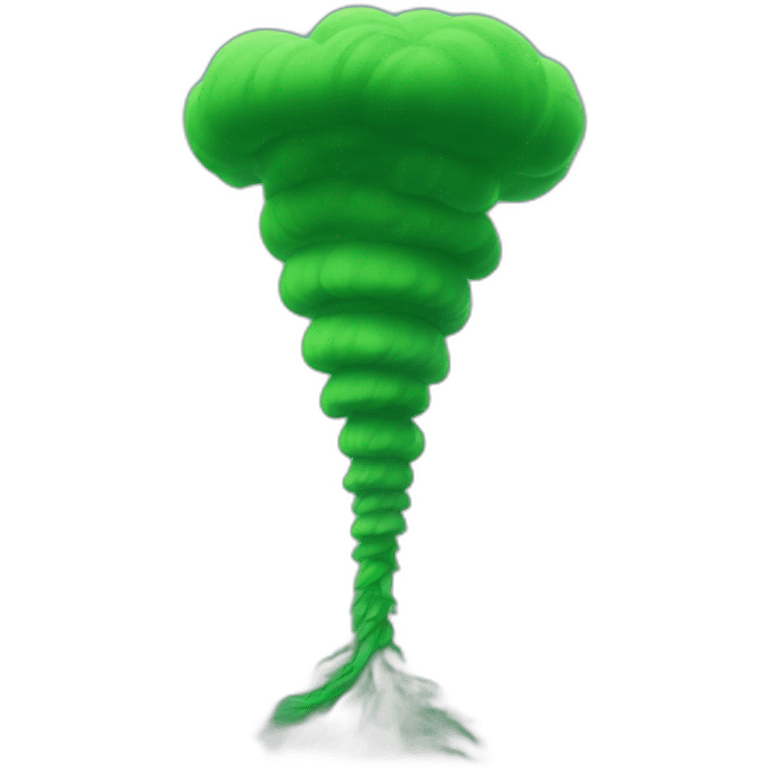 green tornado emoji