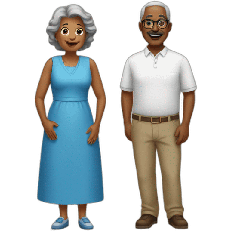 Papa et maman emoji