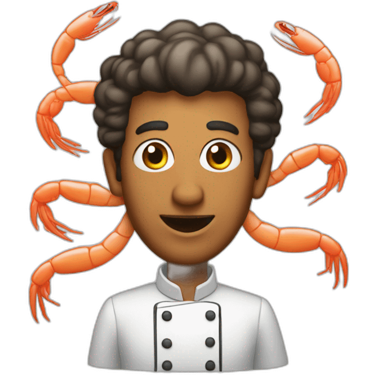 shrimp fry cook emoji