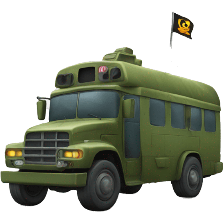 Battle bus emoji