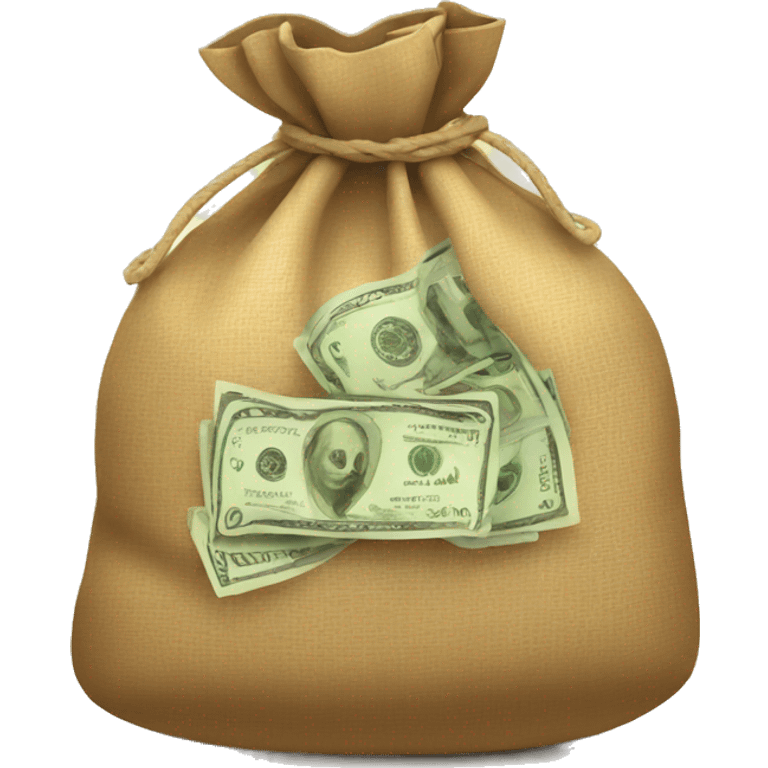 bag with money emoji