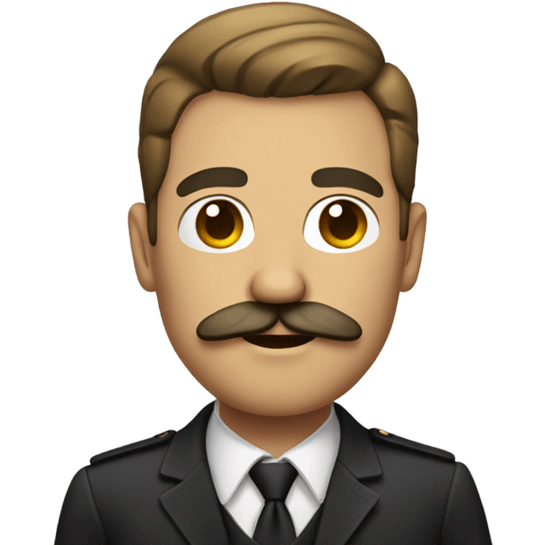 male with mustache emoji