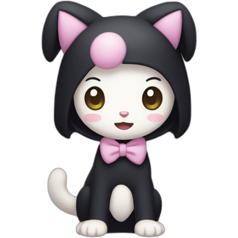 Kuromi from sanrio emoji