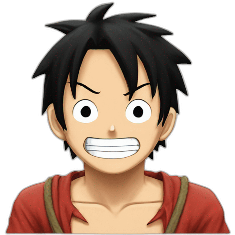 Luffy one piece emoji