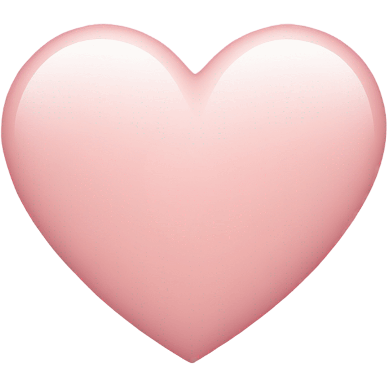 light pink heart emoji