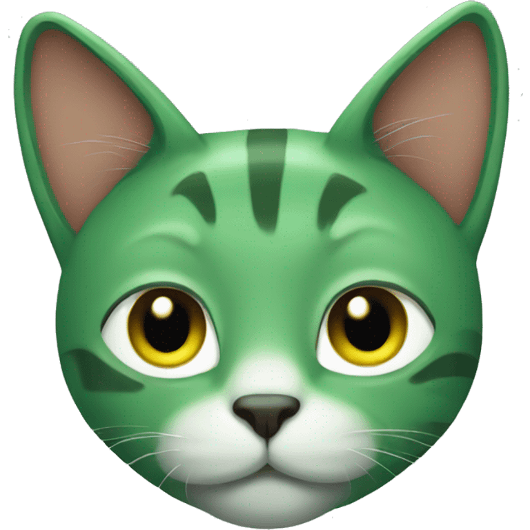 green cat emoji