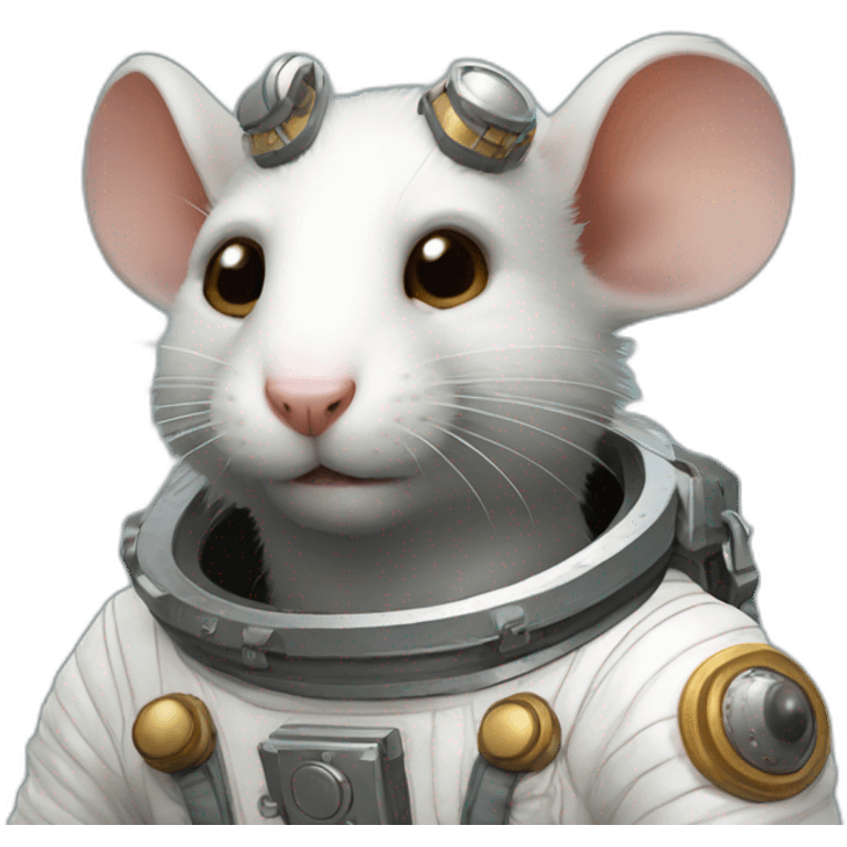 astronaut Warhammer rat emoji