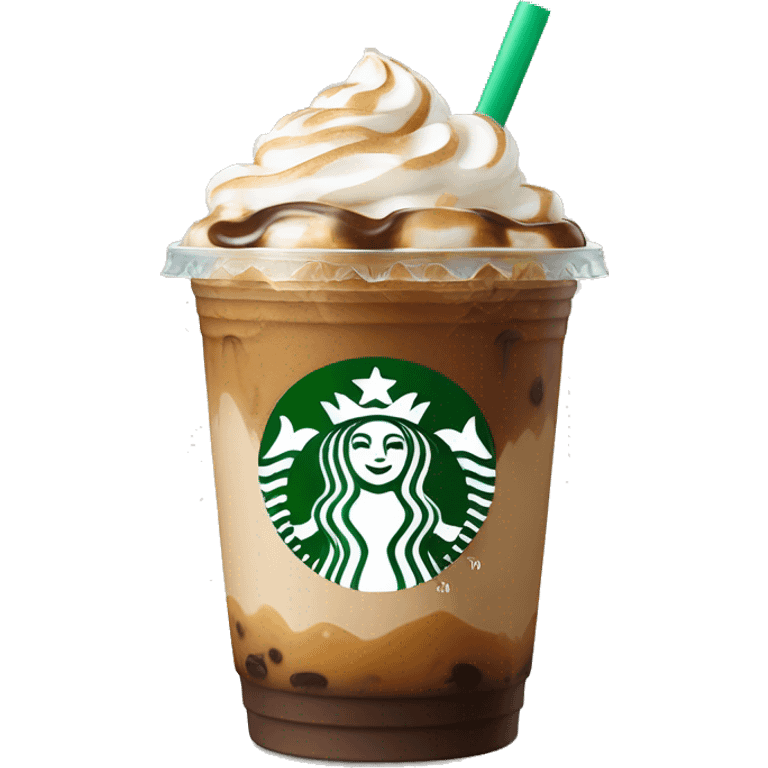 to go starbucks iced coffee, no whip cream emoji