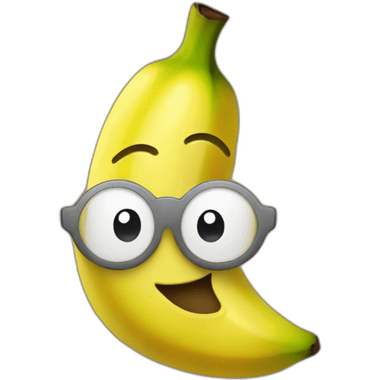 smiling banana emoji