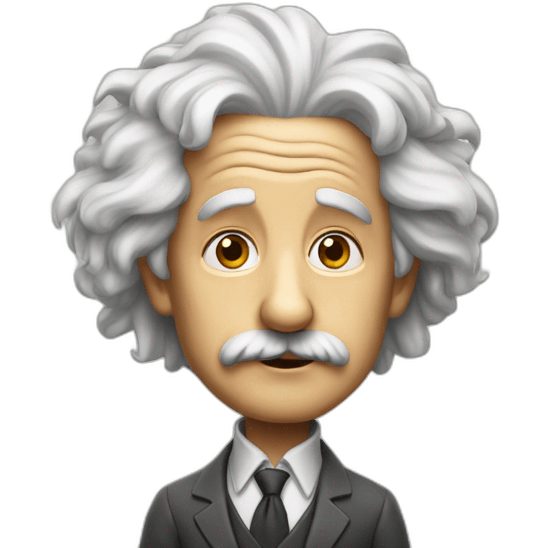 Busy einstein emoji