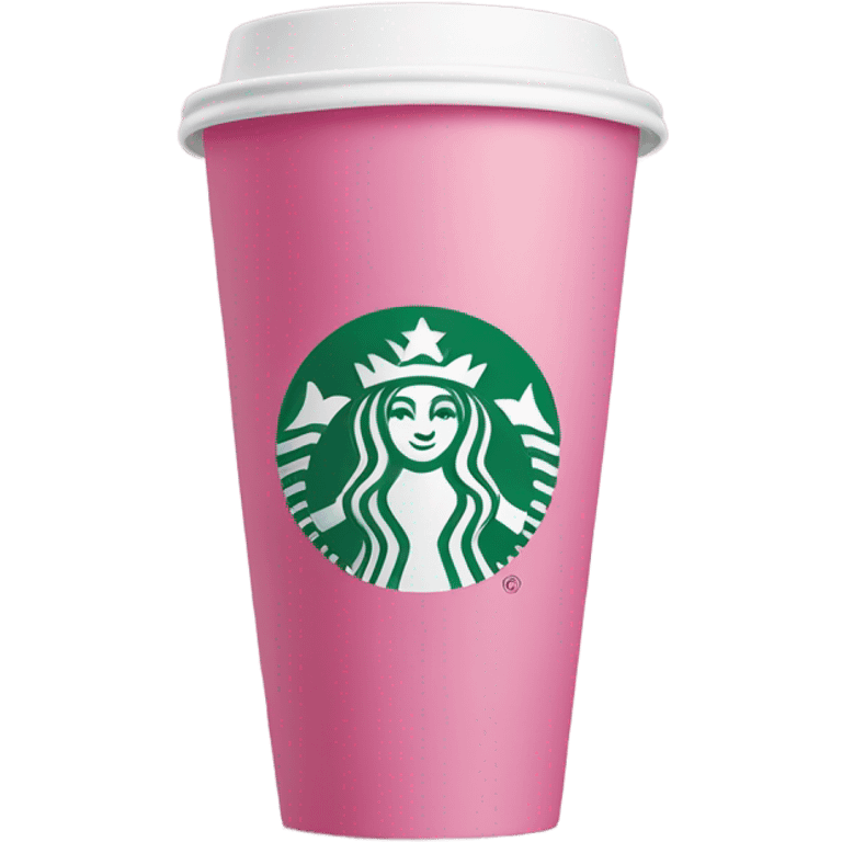 pink Starbucks  emoji