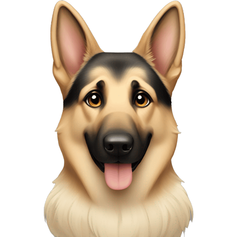 Cream German shepherd  emoji