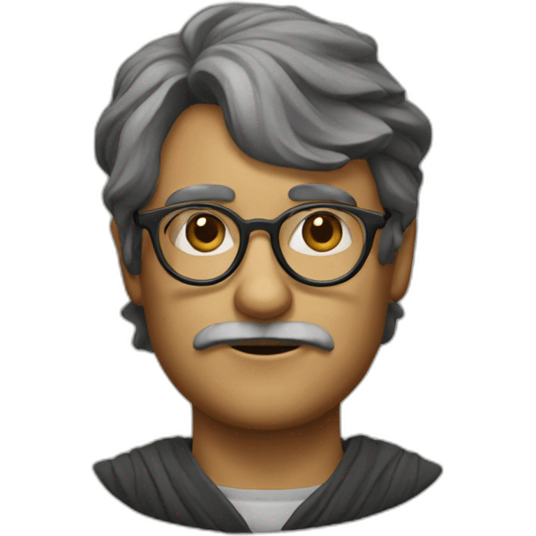 philosopher with glasses and a stick emoji