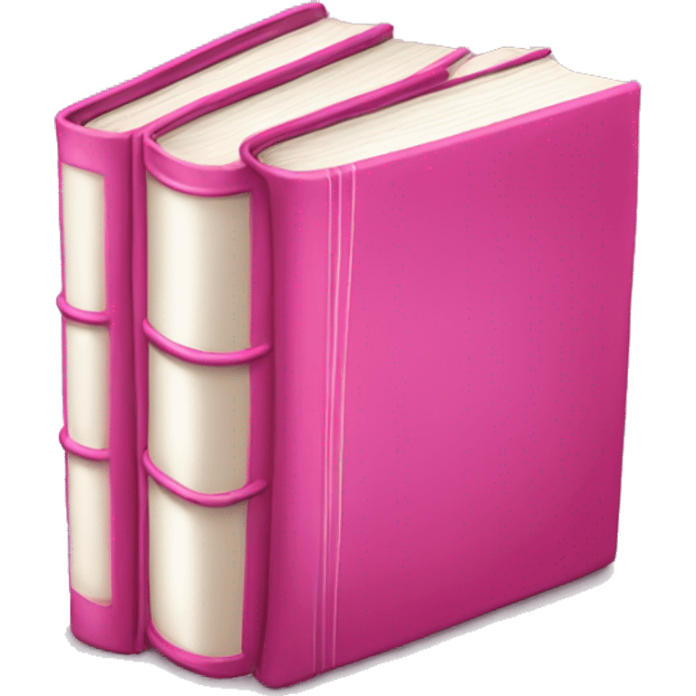 pink books emoji