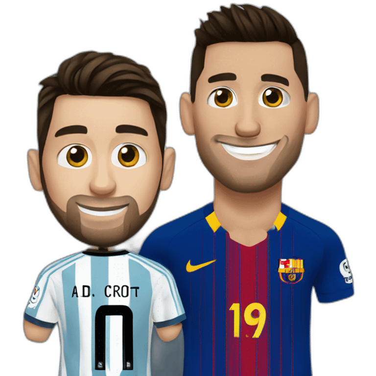 messi et cr7 emoji