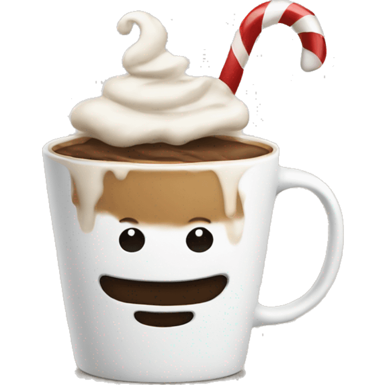 Christmas coffee cup emoji