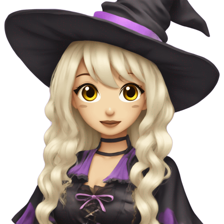 hime gyaru girl witch emoji