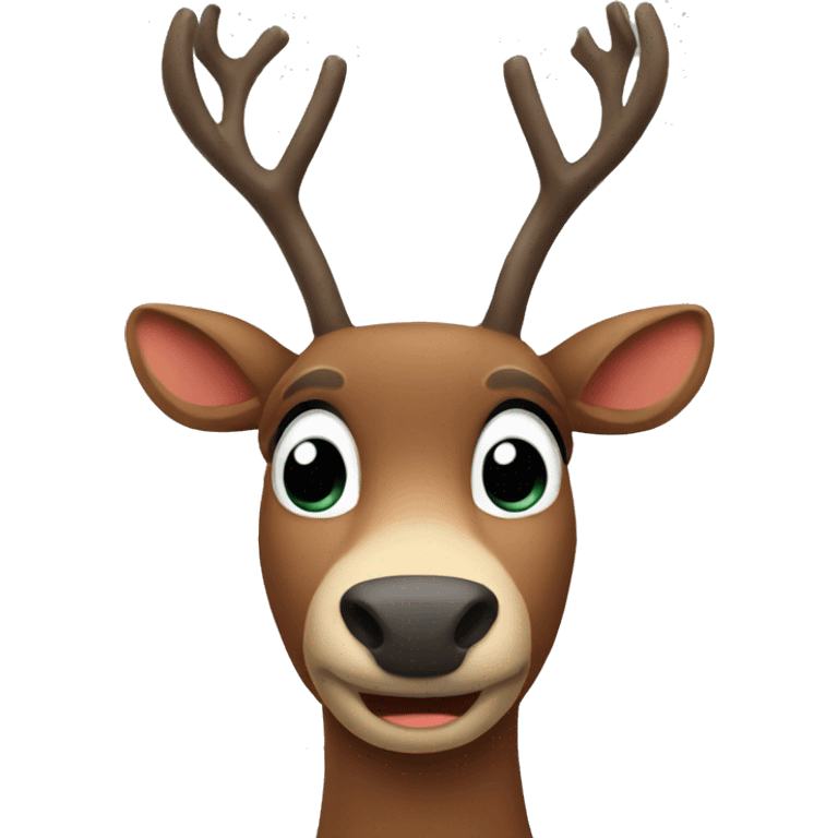 reindeer emoji