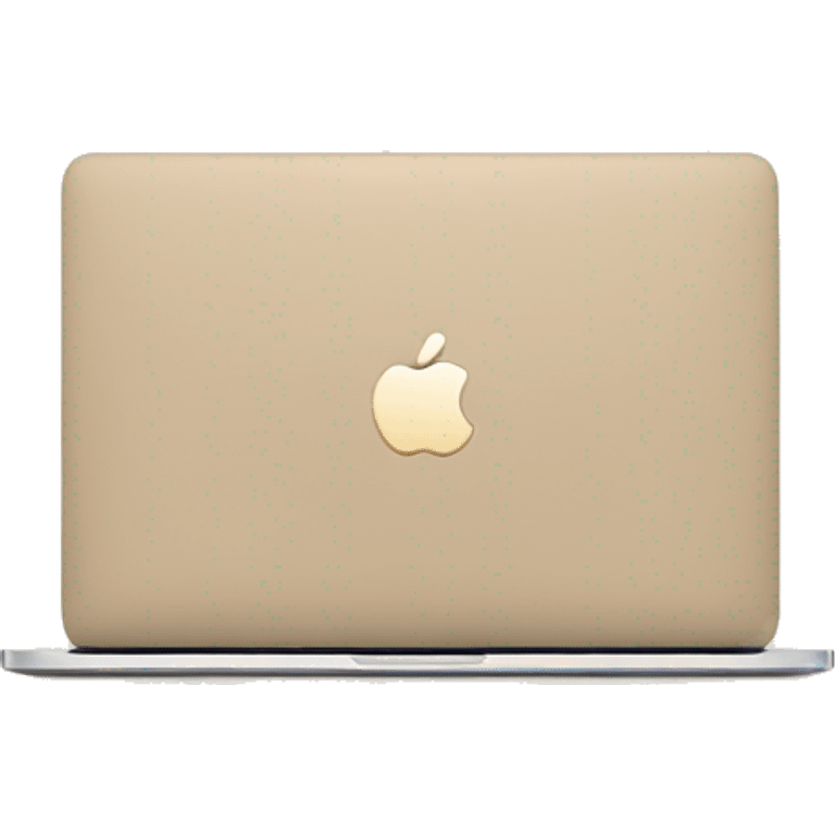 Beige macbook emoji