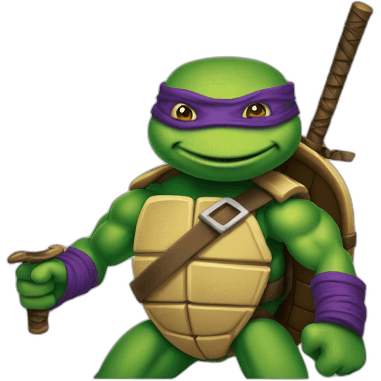 mutant teenage ninja turtle donatello emoji