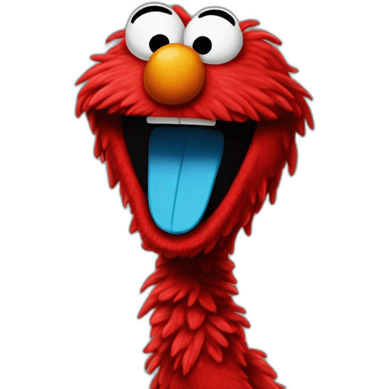 elmo laughing emoji