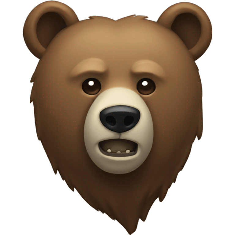 dead bear emoji