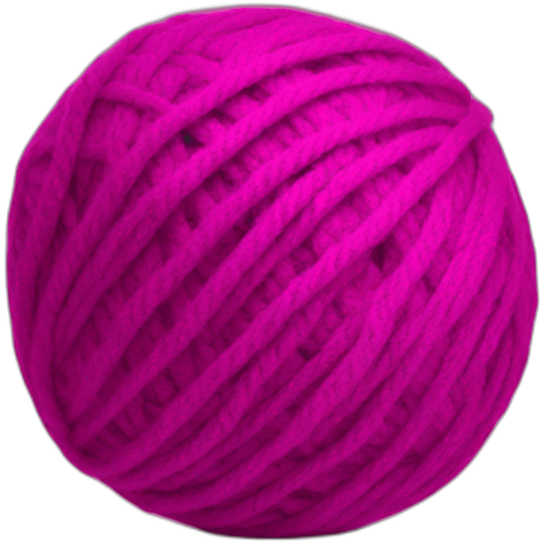 magenta yarn ball emoji