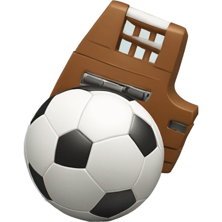 WHISTLE, SOCCER BALL, FOOTBALL emoji