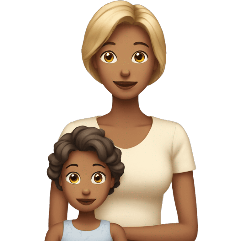 mother and daughter emoji